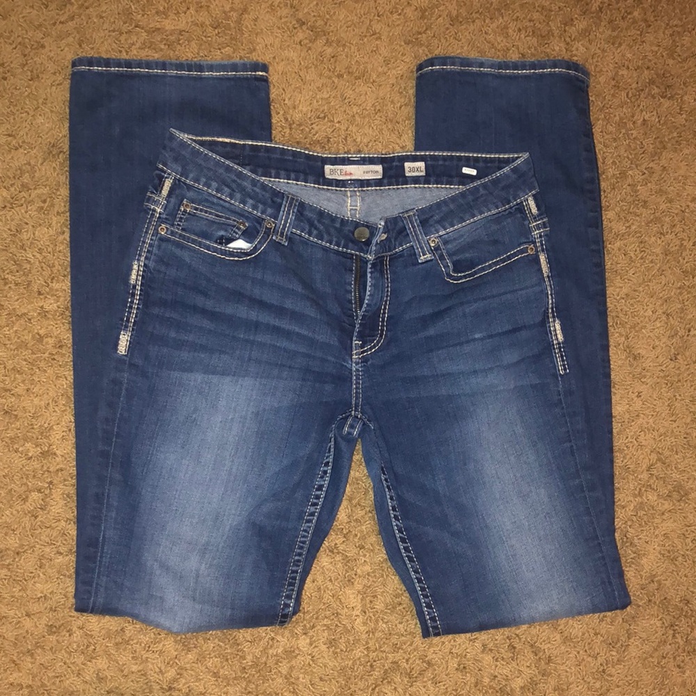 BKE Buckle Paxton Denim Jeans Women’s 30 XLong Blue Medium Wash